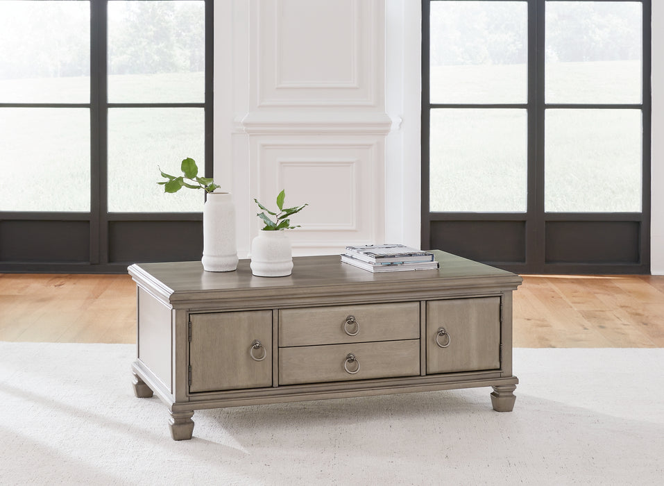 Lexorne Coffee Table with 2 End Tables