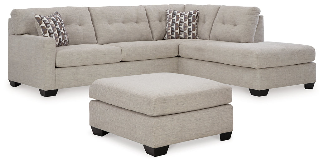 Mahoney 2-Piece Sectional with Ottoman